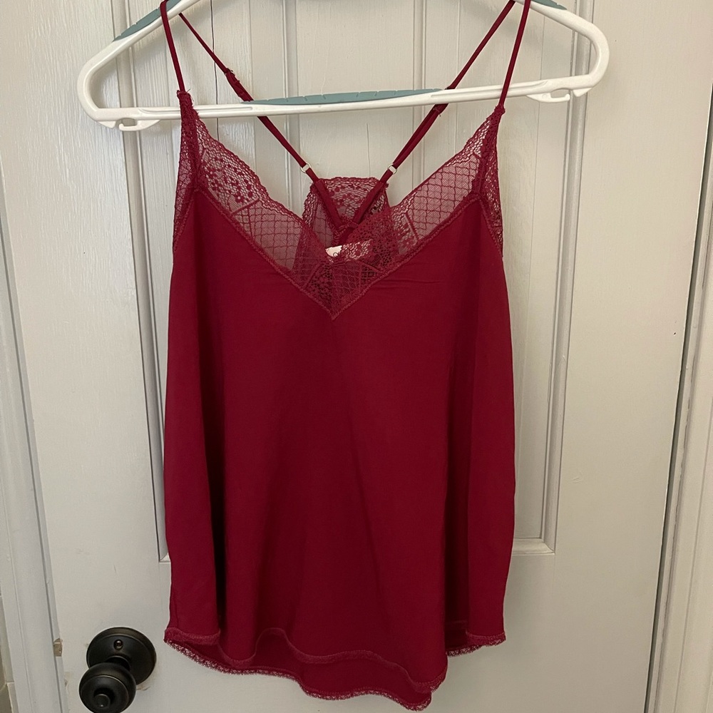 Olivia Grey Laced Cami
